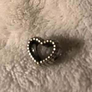 Pandora bracelet heart spacer